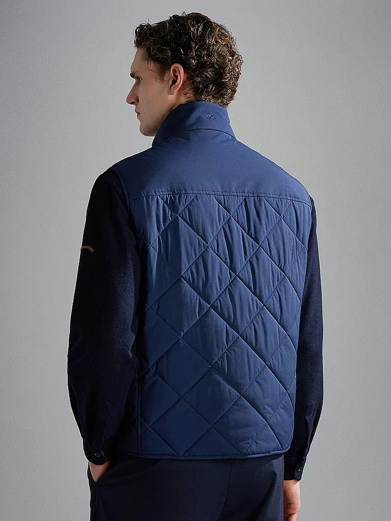 PAUL & SHARK | Steppgilet  | Azul oscuro