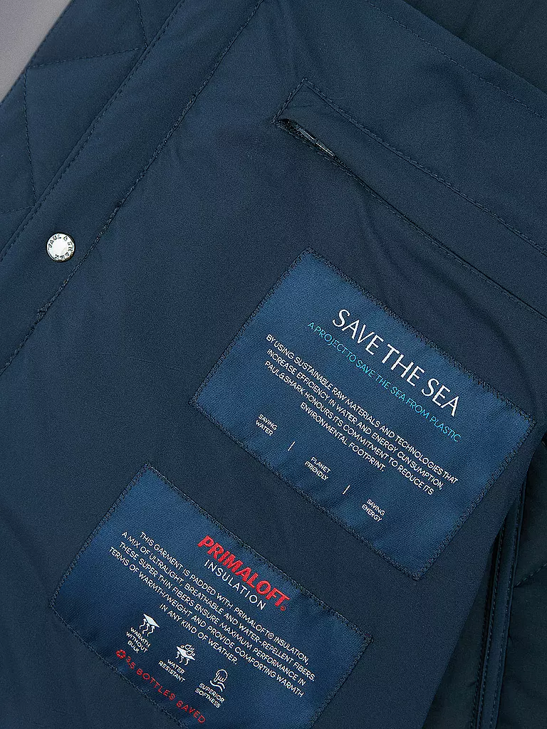 PAUL & SHARK | Steppgilet  | Azul oscuro