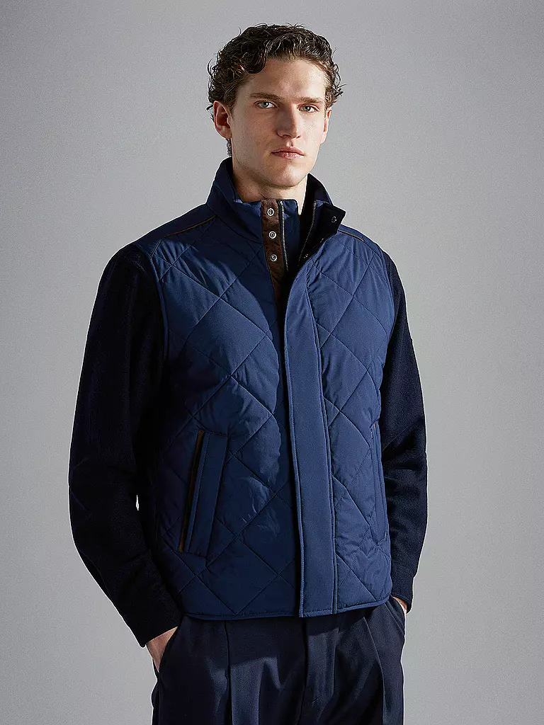 PAUL & SHARK | Steppgilet  | Azul oscuro