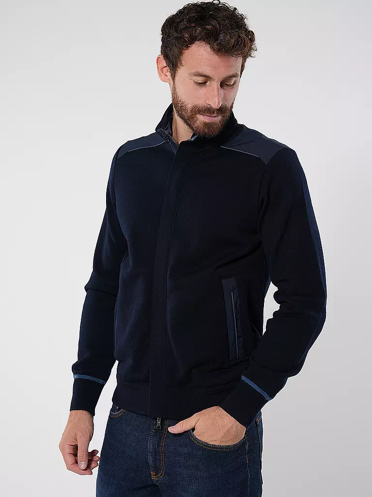 PAUL & SHARK | Strickjacke | Azul oscuro