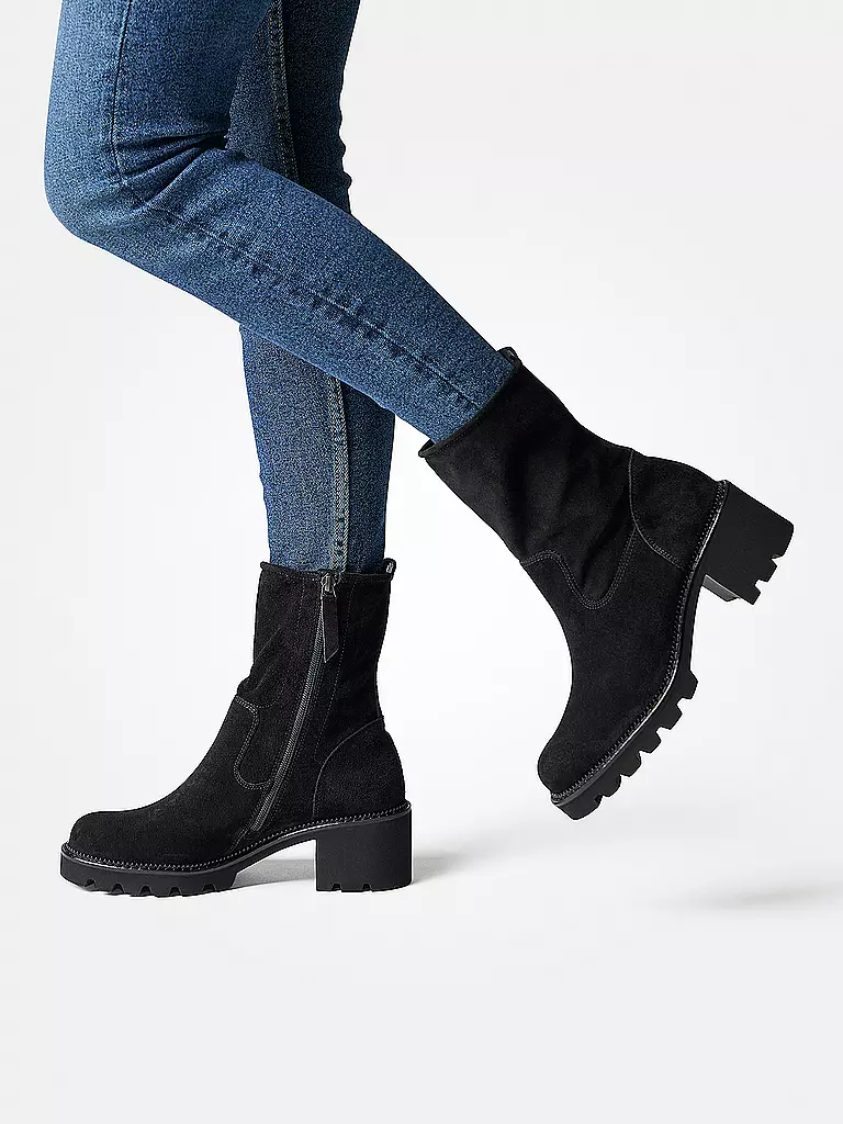 PAUL GREEN | Botas Chelsea | Negro