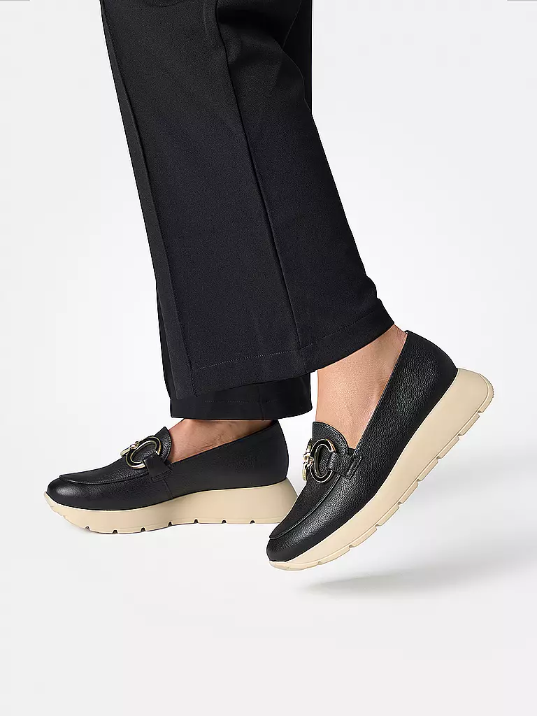 PAUL GREEN | Mocasín | schwarz