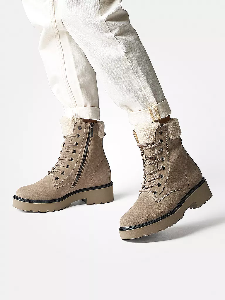 PAUL GREEN | Schnürboots | Beige