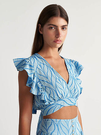 PEARL & CAVIAR | Top corto ajustado ZAKAR