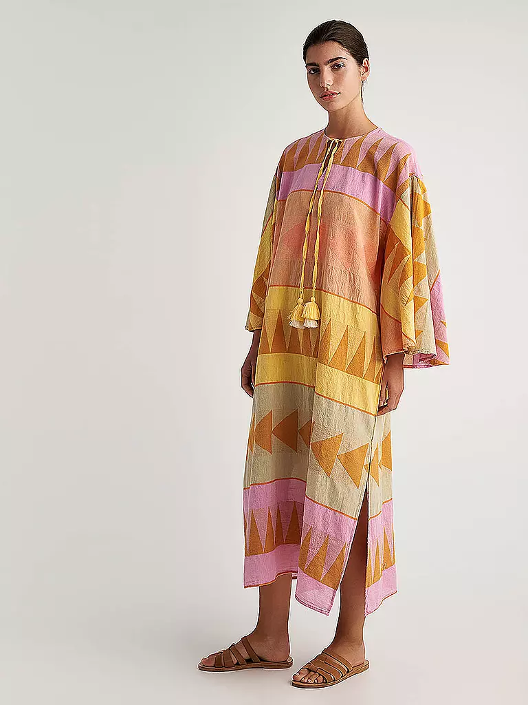 PEARL & CAVIAR | Maxikleid ZAKAR | Naranja