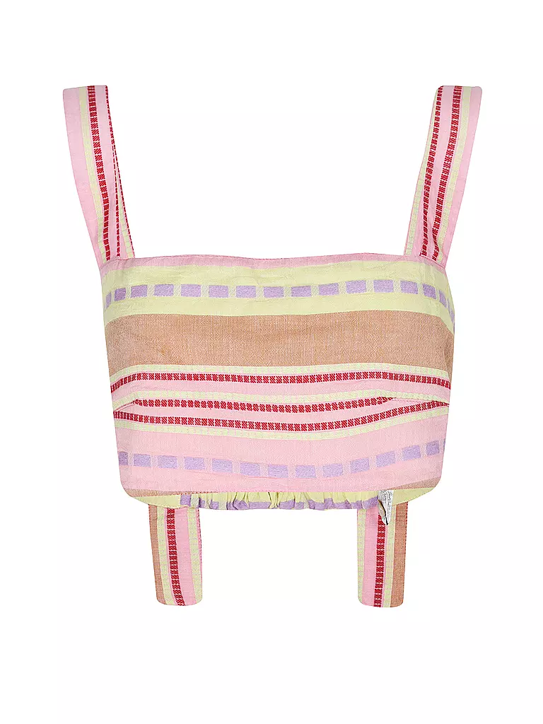 PEARL & CAVIAR | Top Corto Ajustado ZAKAR | Fucsia