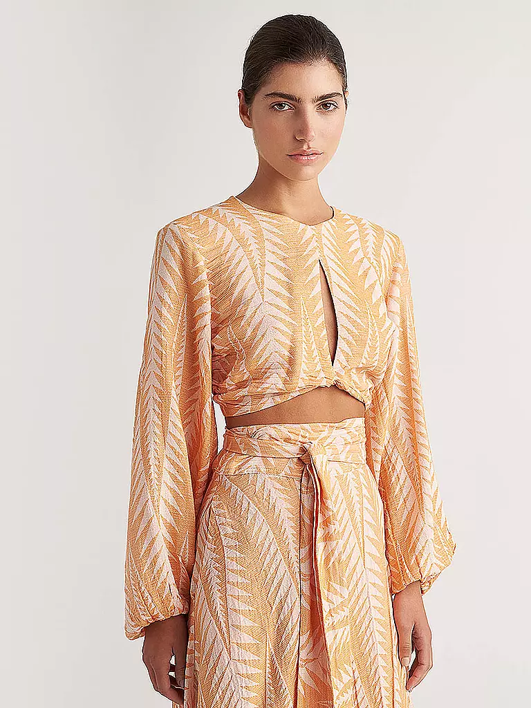PEARL & CAVIAR | Top ZAKAR | Naranja