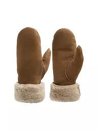 PEARLWOOD | Guantes de cuero - Manoplas FIONA | Camel