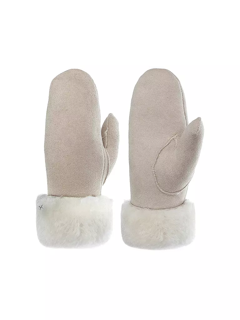 PEARLWOOD | Guantes de cuero - Manoplas FIONA | Beige