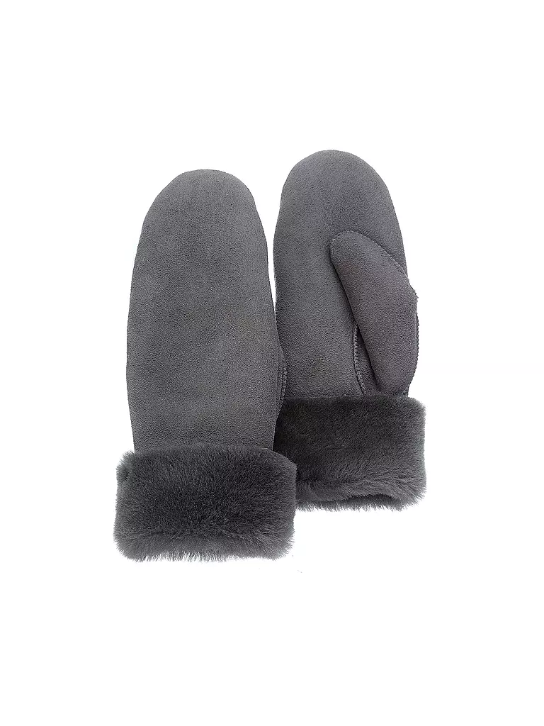 PEARLWOOD | Guantes de cuero - Manoplas FIONA | Gris