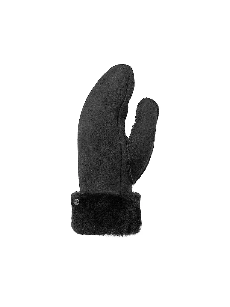 PEARLWOOD | Guantes de cuero - Manoplas FIONA | Negro