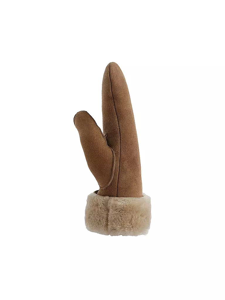 PEARLWOOD | Guantes de cuero - Manoplas FIONA | Camel