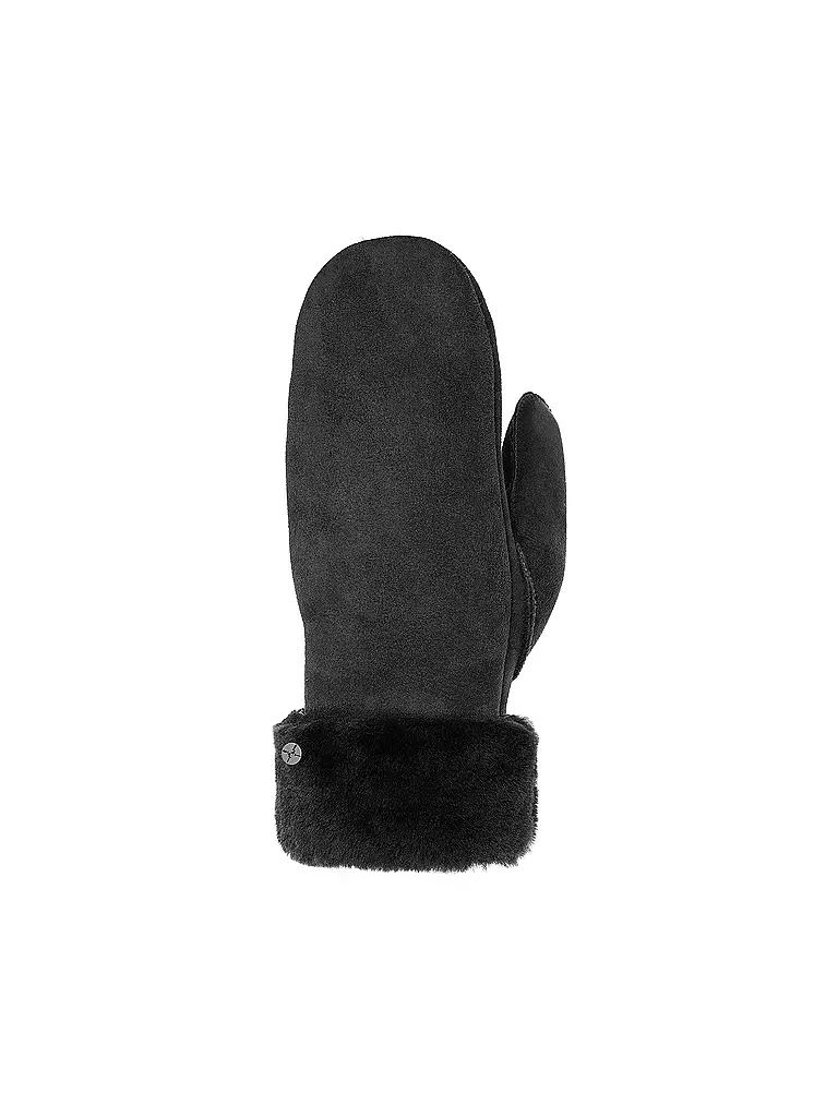 PEARLWOOD | Guantes de cuero - Manoplas FIONA | Negro
