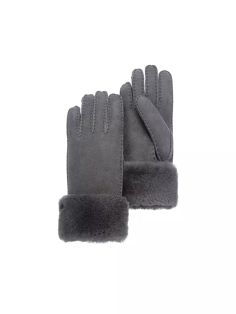 PEARLWOOD | Guantes de cuero EMMA | Gris