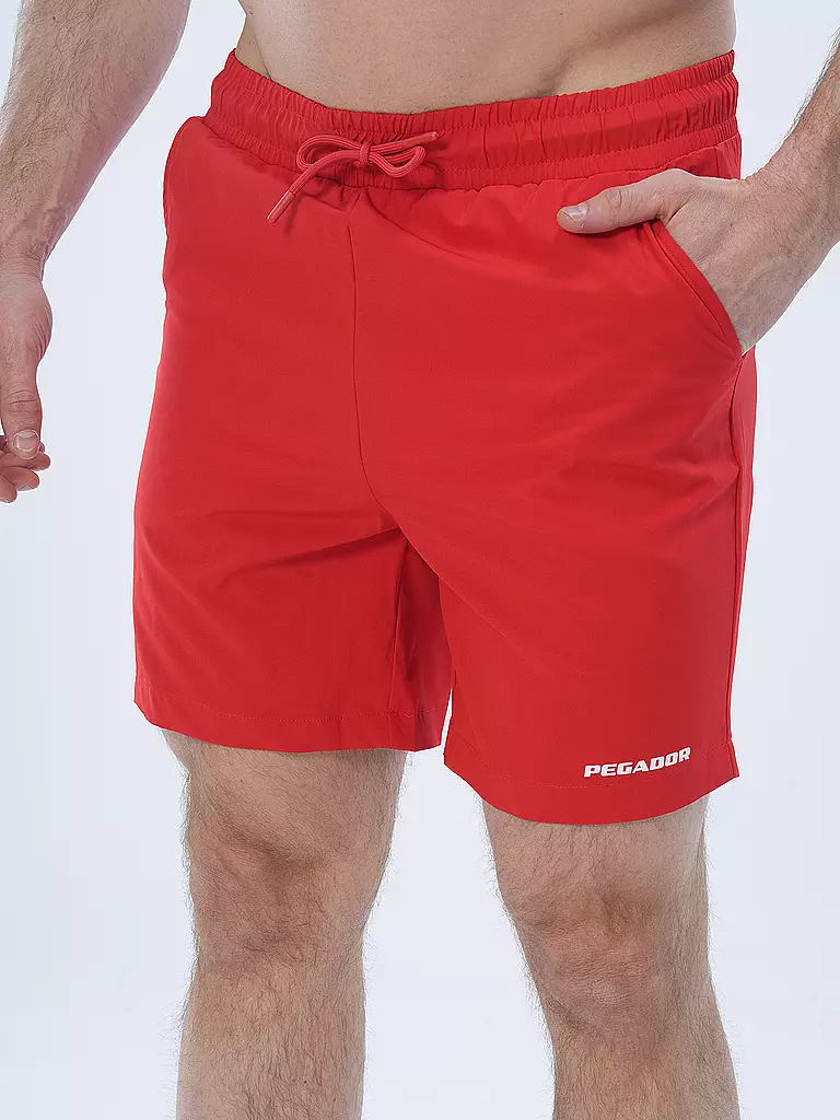 PEGADOR | Badeshorts | Rojo