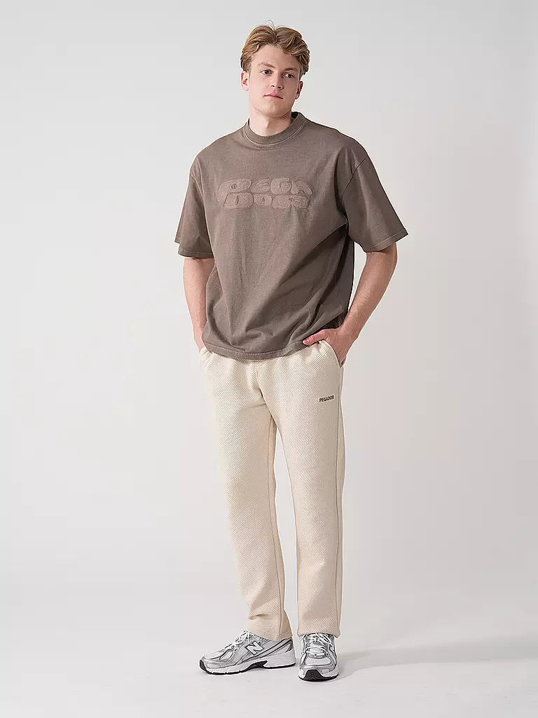 PEGADOR | Camiseta DREW | Marrón claro