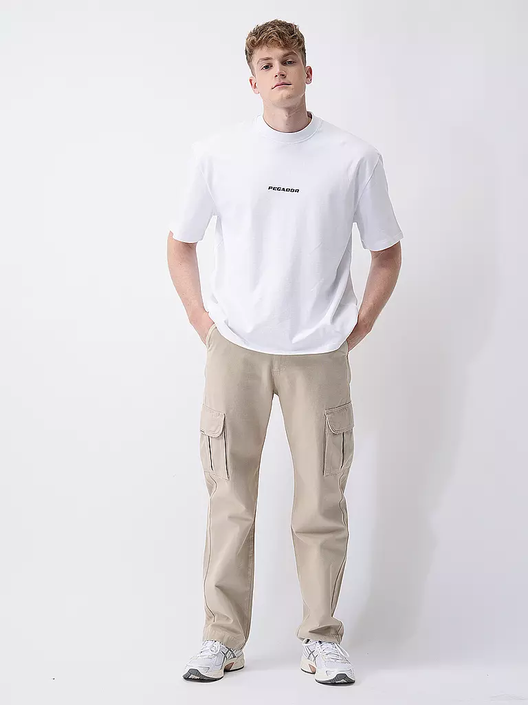 PEGADOR | Cargohose NEIVA Straight Fit | Beige