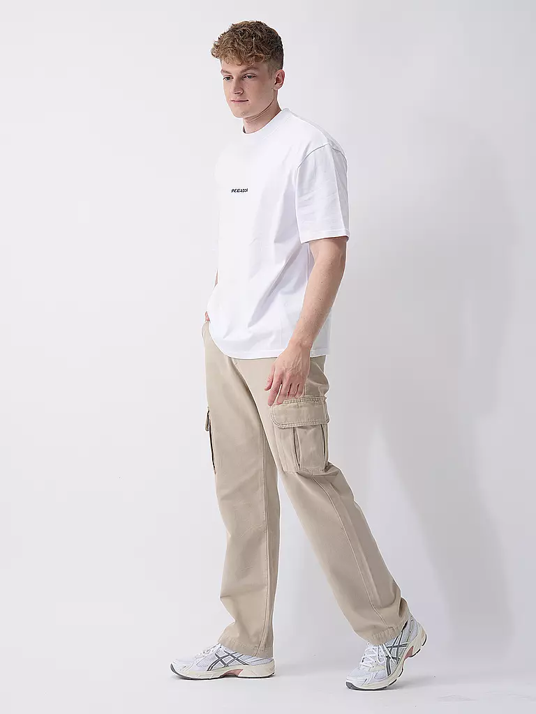 PEGADOR | Cargohose NEIVA Straight Fit | Beige