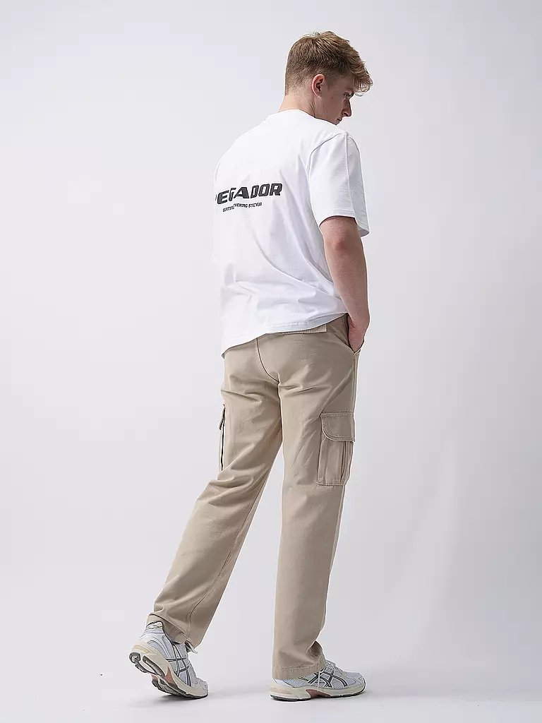 PEGADOR | Cargohose NEIVA Straight Fit | Beige