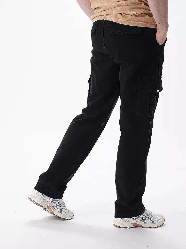 PEGADOR | Cargohose NEIVA Straight Fit | Negro