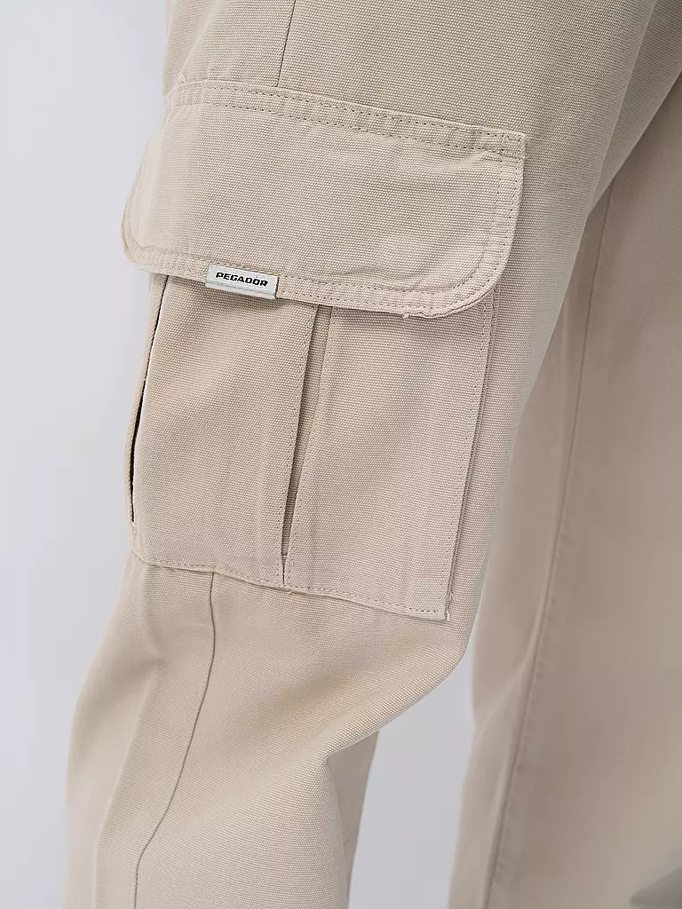 PEGADOR | Cargohose NEIVA Straight Fit | Beige