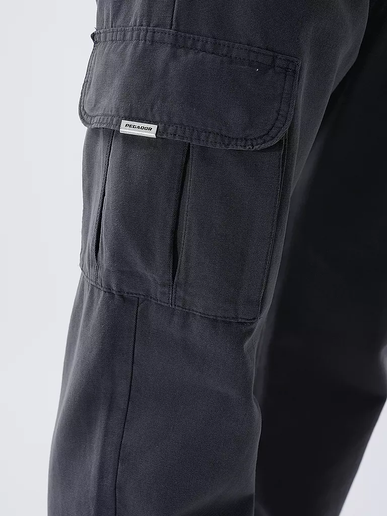 PEGADOR | Cargohose NEIVA Straight Fit | Gris