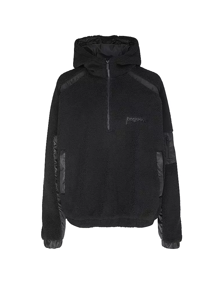 PEGADOR | Chaqueta híbrida BONNY TEDDY | Negro