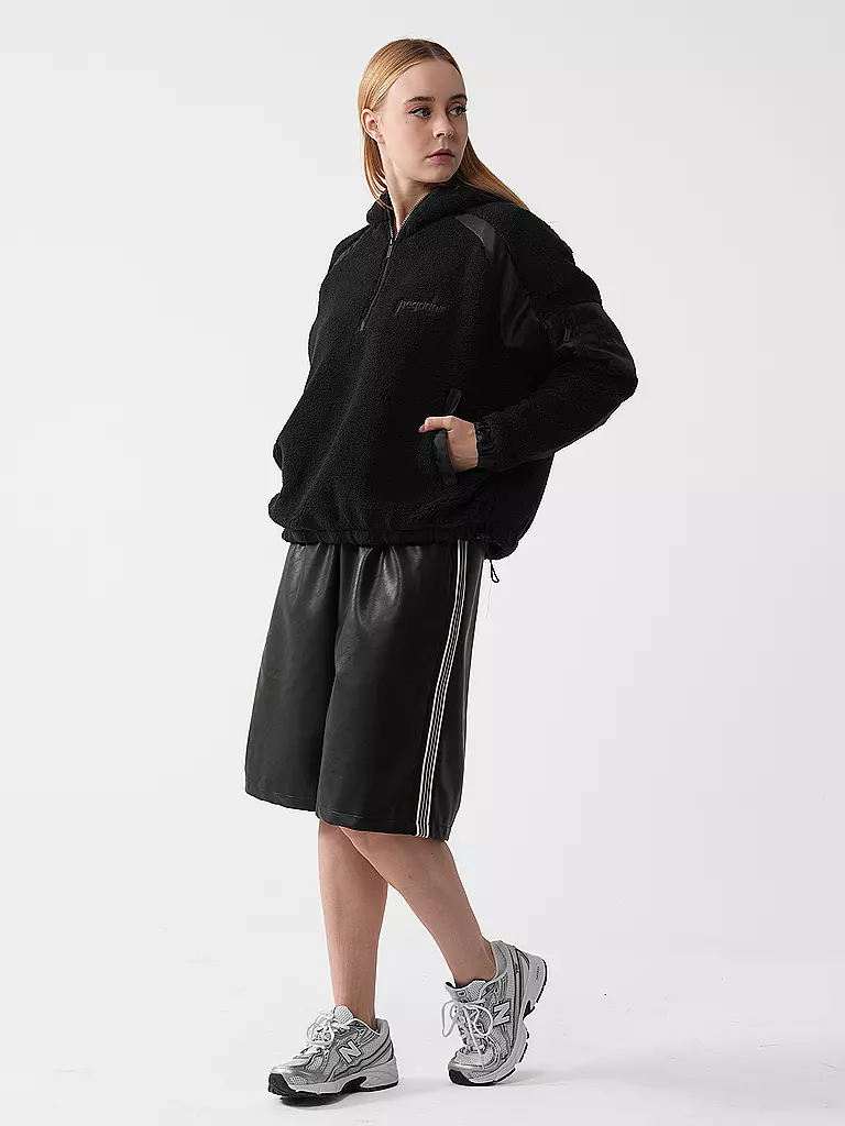 PEGADOR | Chaqueta híbrida BONNY TEDDY | Negro