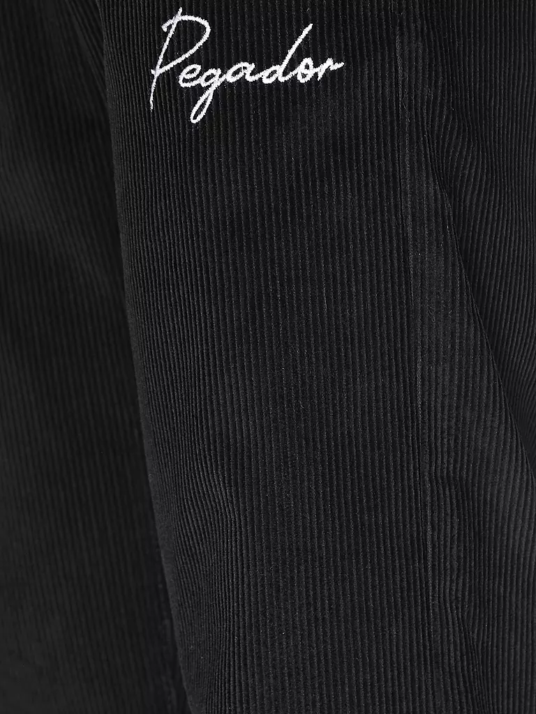 PEGADOR | Cordhose  Straight Fit  | Negro