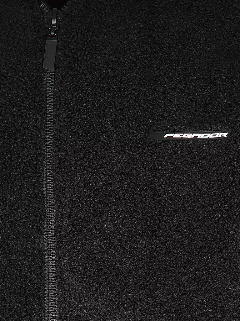 PEGADOR | Fleecejacke ABSECON | Negro