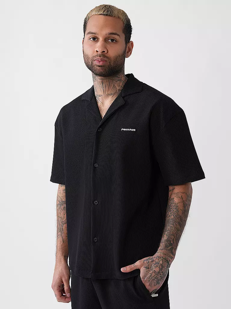 PEGADOR | Hemd Regular Fit TROY | Negro