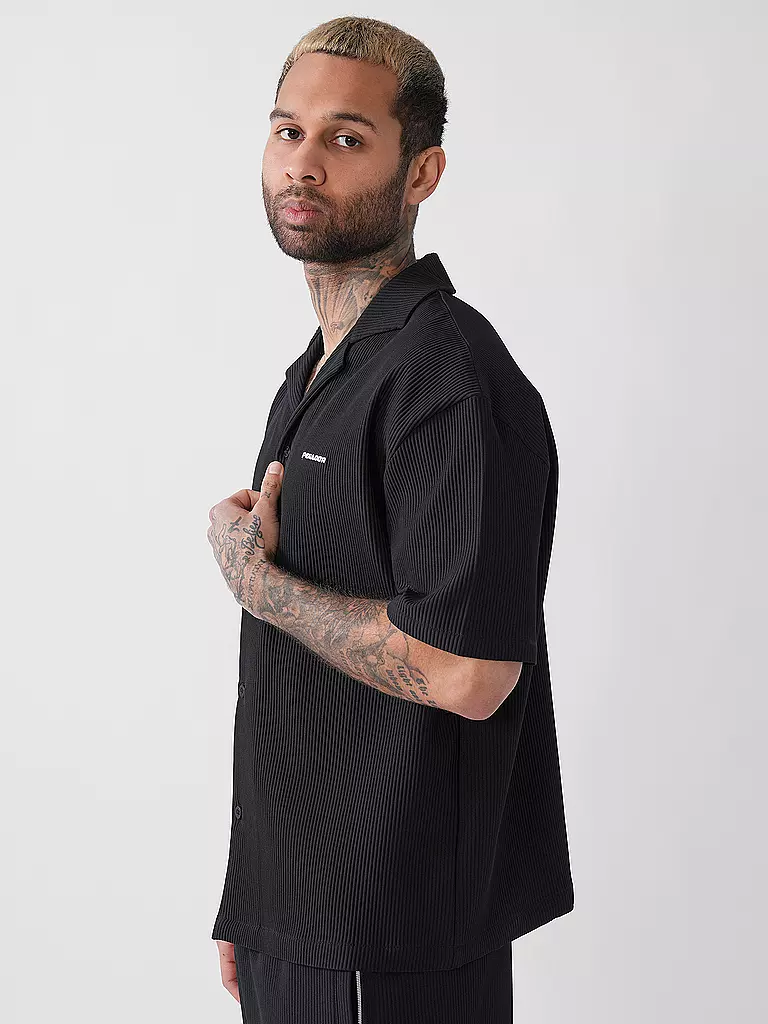 PEGADOR | Hemd Regular Fit TROY | Negro