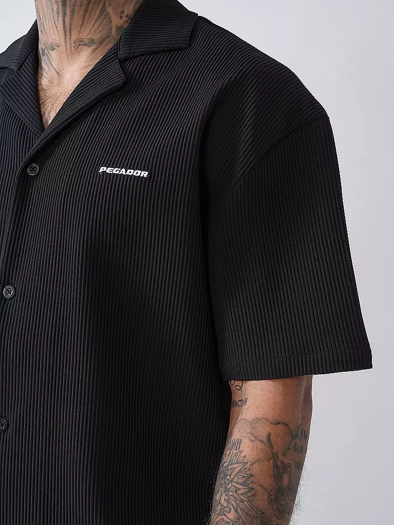 PEGADOR | Hemd Regular Fit TROY | Negro