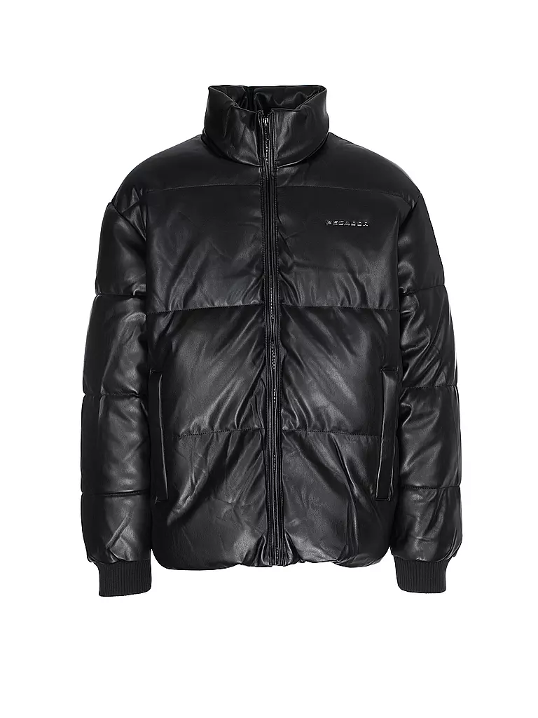 PEGADOR | Jacke in Lederoptik SOLIN | Negro