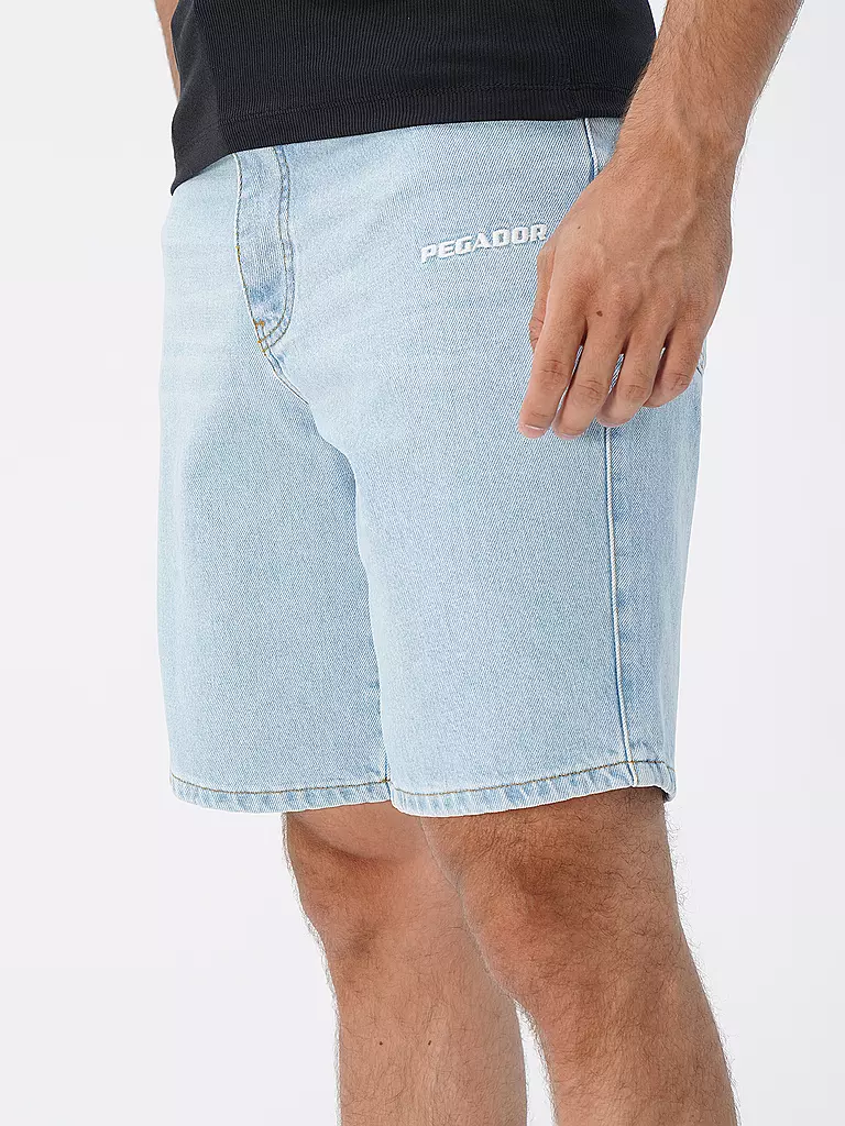 PEGADOR | Jeansshorts EARL | Azul claro
