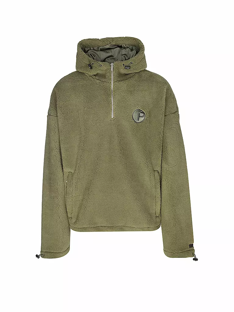 PEGADOR | Kapuzensweater - Sudadera con capucha FALL TEDDY | Oliva