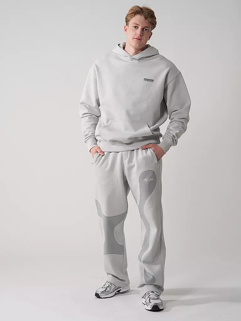 PEGADOR | Sudadera con capucha - Hoodie CLINTON | Gris claro