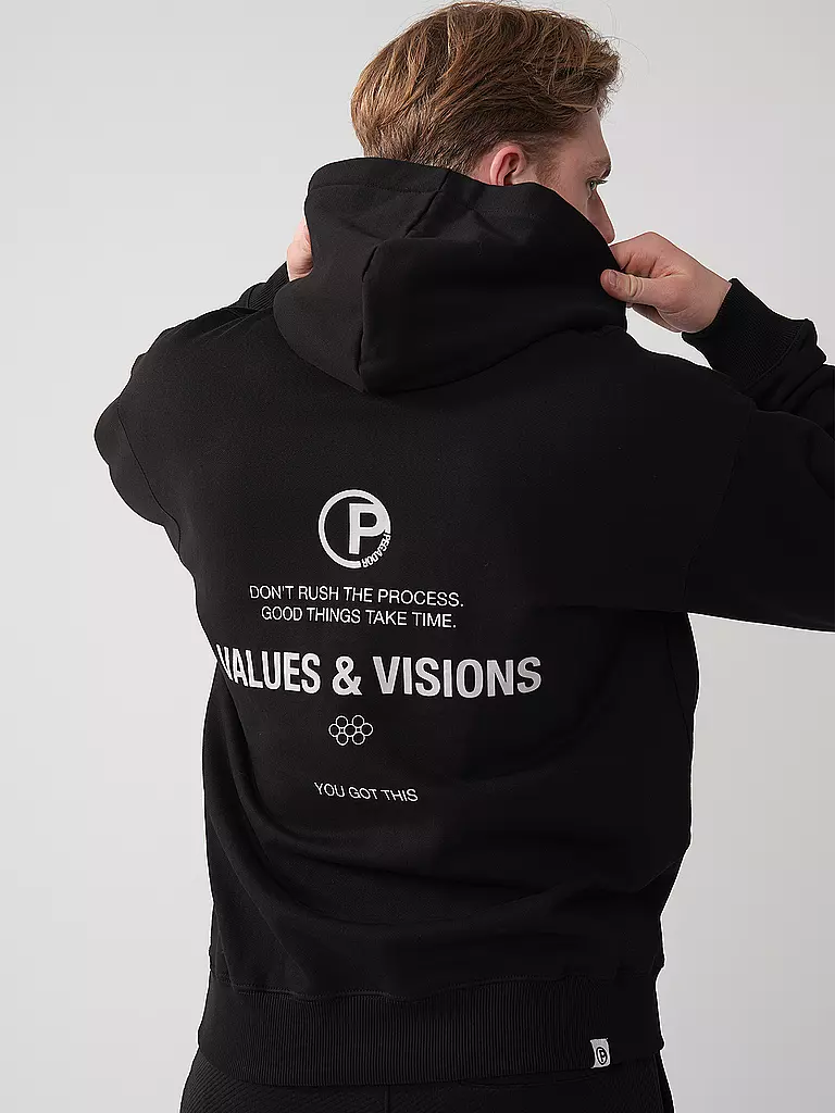 PEGADOR | Sudadera con capucha - Hoodie CLINTON | Negro