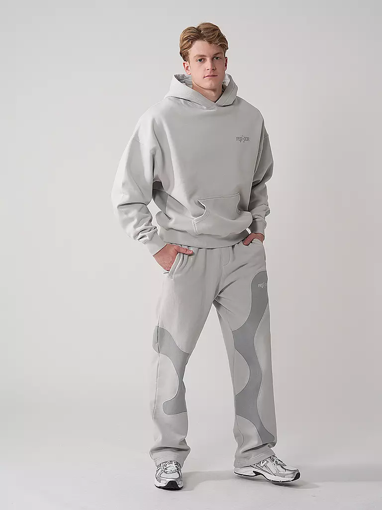 PEGADOR | Sudadera con capucha - Hoodie MINER | Gris claro