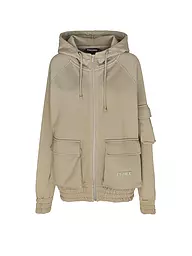 PEGADOR | Sudadera con cremallera NONA | Marrón claro
