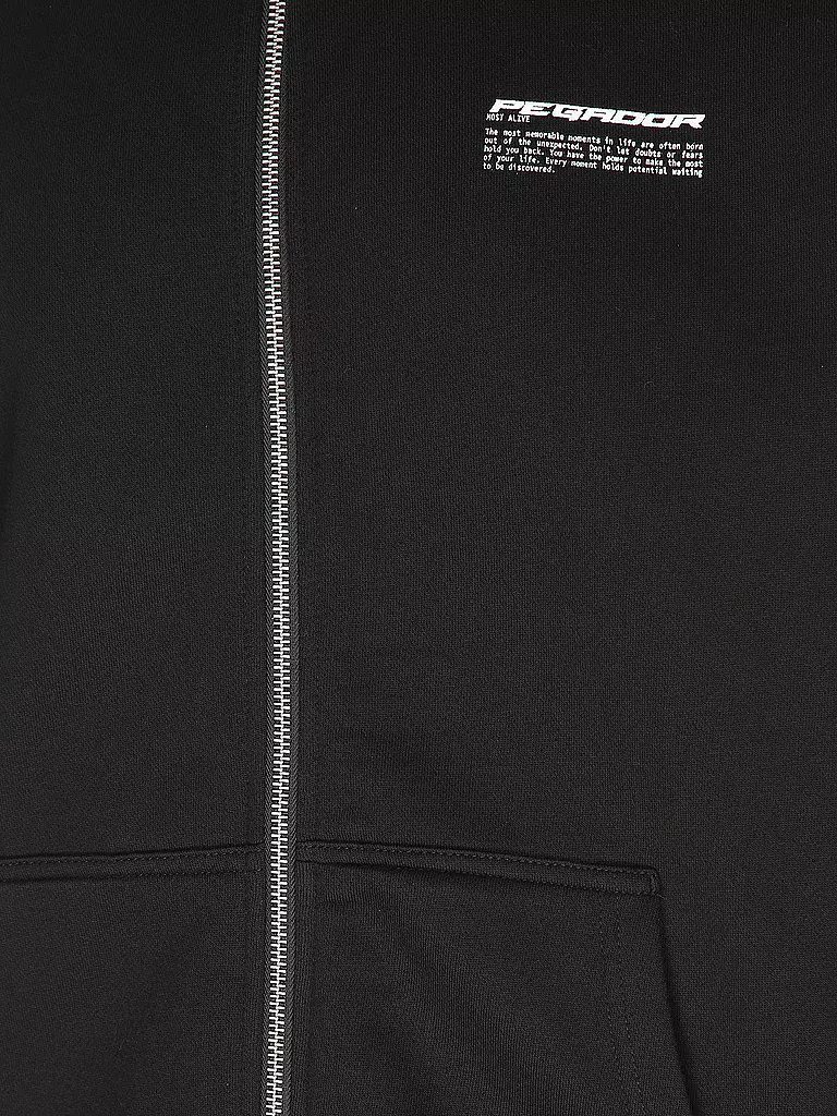 PEGADOR | Sweatjacke CHASE | Negro