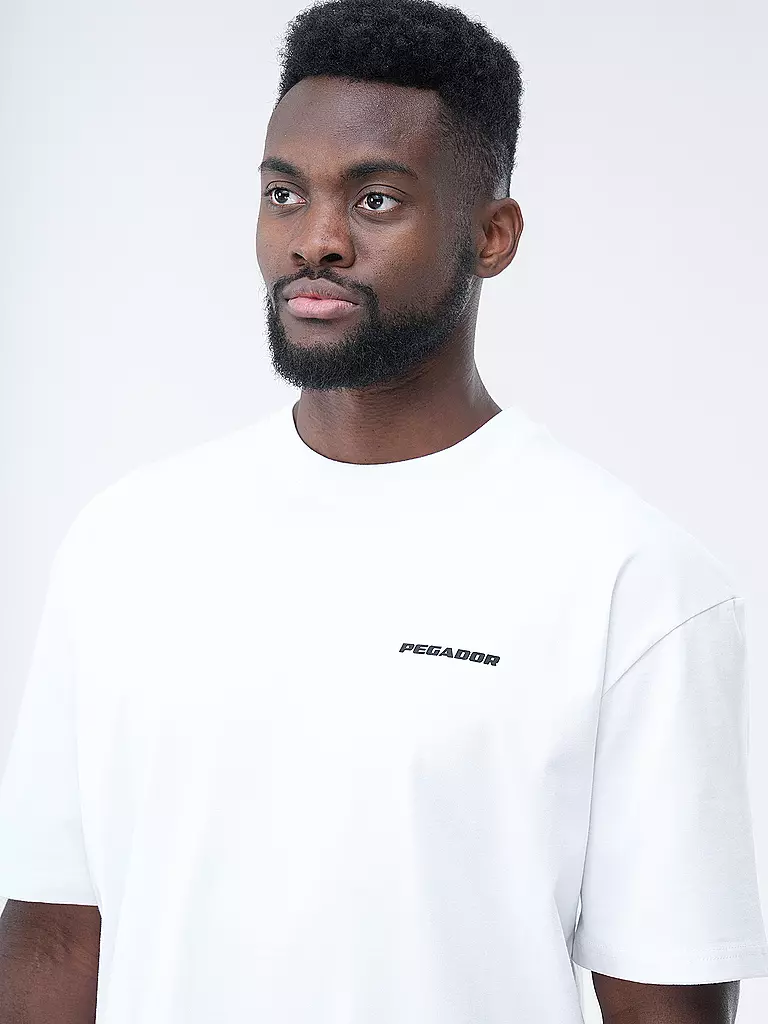 PEGADOR | T-Shirt Oversized Fit | Blanco