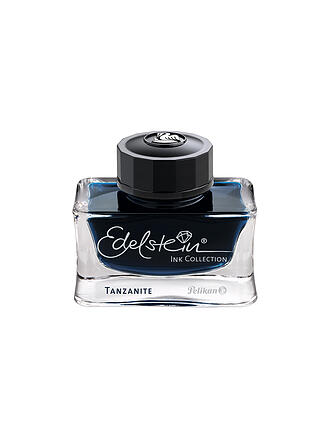 PELIKAN | Tintero Edelstein TANZANITE Azul-Negro 50ml