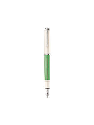 PELIKAN | Pluma estilográfica Souverän® M605 Medium Verde-Blanco