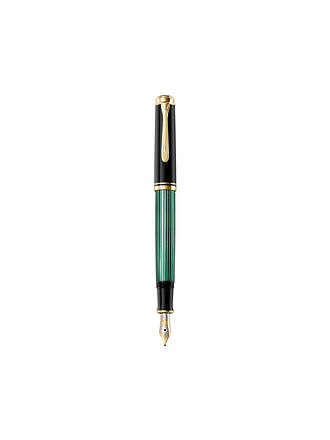 PELIKAN | Pluma estilográfica Souverän M400 Negro Verde Fina