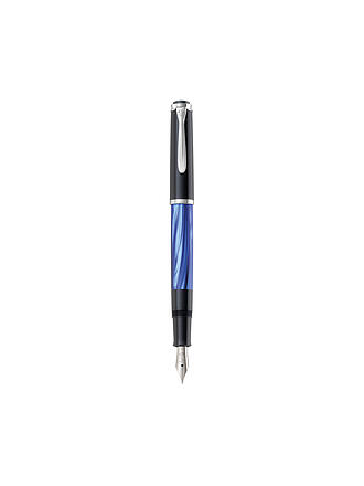 PELIKAN | Pluma estilográfica M200 azul jaspeado fino con estuche