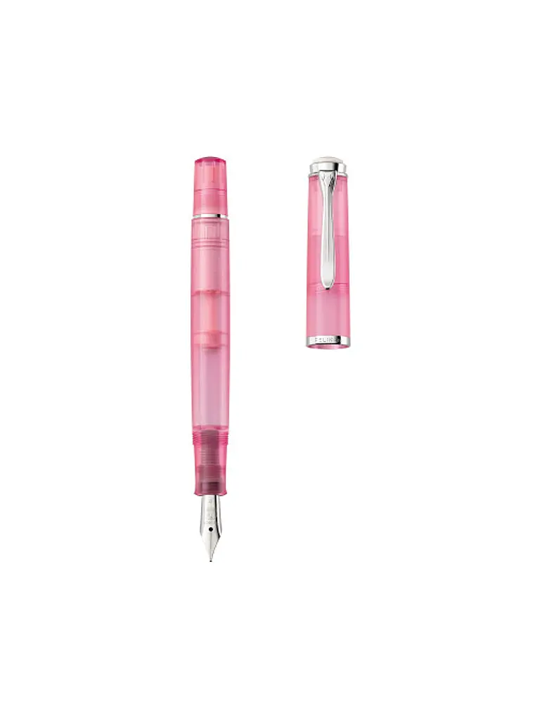 PELIKAN | Pluma estilográfica - Émbolo Classic M205 Rose Quartz Medium | Rosa