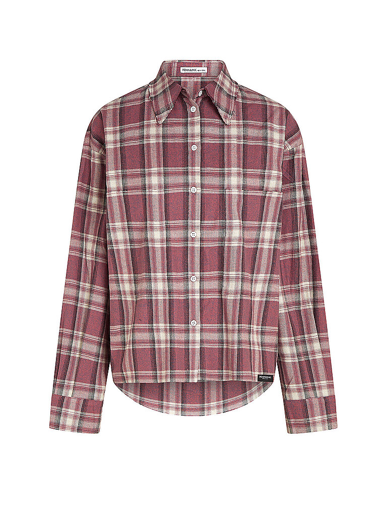 PENN&INK Blusa rojo oscuro