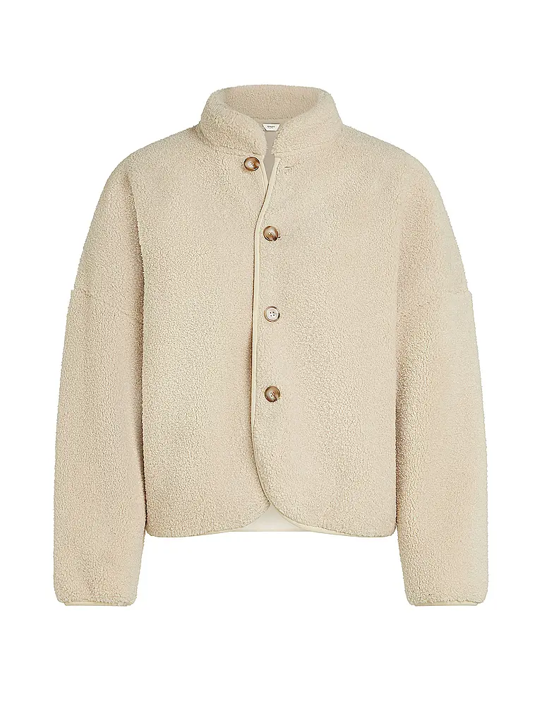 PENN&INK | Chaqueta de aspecto de piel | Crema