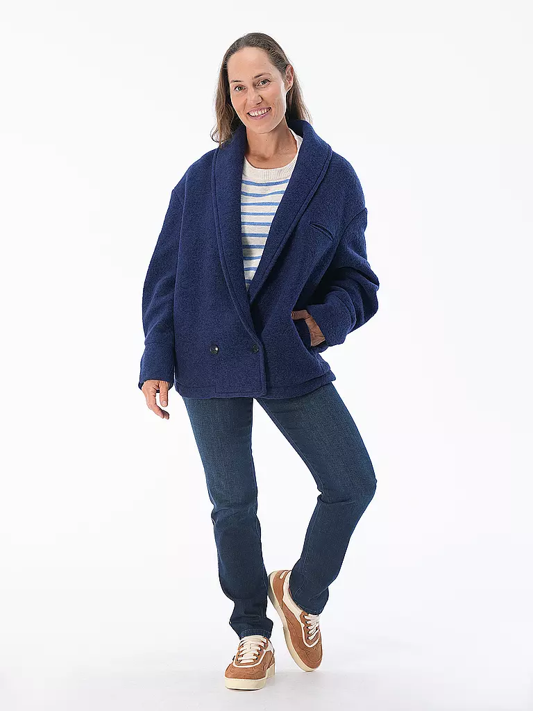 PENN&INK | Chaqueta de lana | Azul
